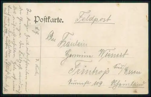 4x AK Markirch Sainte-Marie-aux-Mines Leberau Feldpost 1916 nach Essen Frintrop