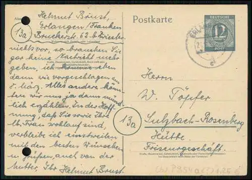 6x Postkarte BRD Ganzsachen ab 1945 Bundesrepublik Deutschland Postwertzeichen