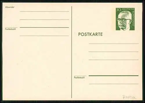 12x Postkarte BRD Ganzsachen ab 1945 Bundesrepublik Deutschland Postwertzeichen