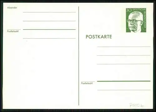 12x Postkarte BRD Ganzsachen ab 1945 Bundesrepublik Deutschland Postwertzeichen