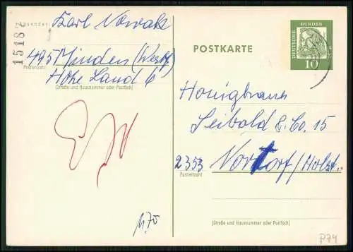 11x Postkarte BRD Ganzsachen ab 1945 Bundesrepublik Deutschland Postwertzeichen