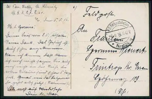 6x AK 1.WK Auf Wiedersehen Soldatenliebe Abschiedsszene 5863 1-6 - Feldpost 1916