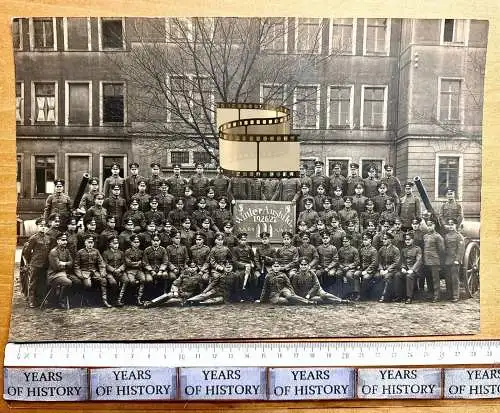 Foto 29x19 cm A/A.R. 4 Winter Ausbildung 1926-27 Art. Regiment 4 Dresden Kaserne