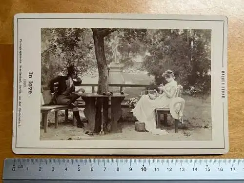 CAB Foto In love Marcus Stone fotografische Gesellschaft Berlin Kabinett 1895