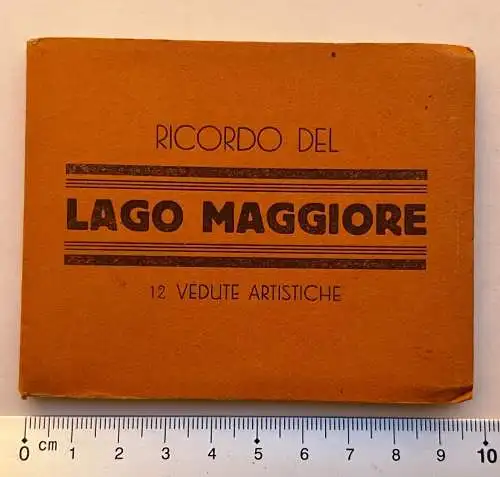 Leporello 12x Ricordo Del Lago Maggiore Verbano Vedute Artistiche Piemont uvm.