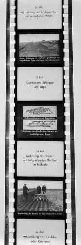 ca.30x Dia 1933 kompletter Film Bodenbearbeitung Landwirtschaft Bauer Pflug uvm.