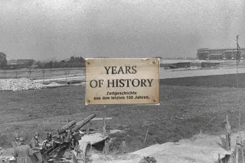 Foto kein Zeitgenössisches Original Holland Flugplatz Geschütz Flak Belgien Fran