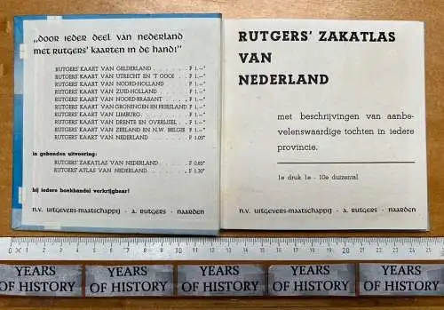 Rutgers' zakatlas van Nederland voor automobilisten voor wielrijders wandelaars
