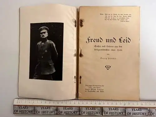 Freud Leid Ernstes Heiteres aus den Kriegserlebnissen 1924 eines 29ers G.Sittner