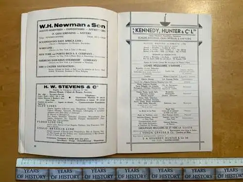 Les avantages du port d'Anvers Frankreich 1935 in französischer Sprache