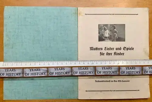 Heft - Mutters Lieder und Spiele für ihre Kinder - 1936 Mütterdienst Hannover