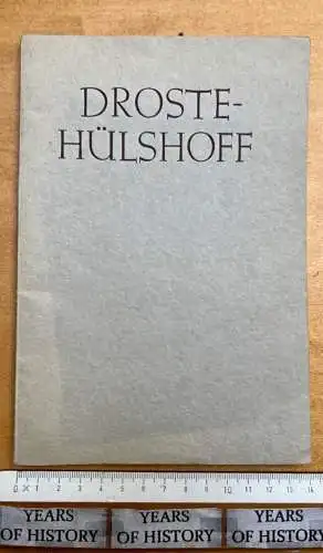 Droste Hülshoff - Heft 23 - Deutschen Akademie München 1942 - 31 Seiten