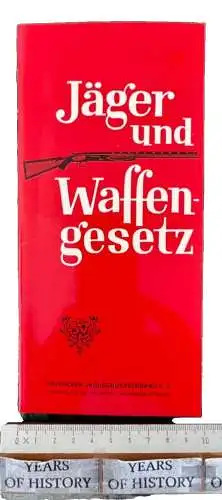 Jäger und Waffen Gesetz von 1973 - Heft Merkblatt Jagdschutzverband  28 Seiten