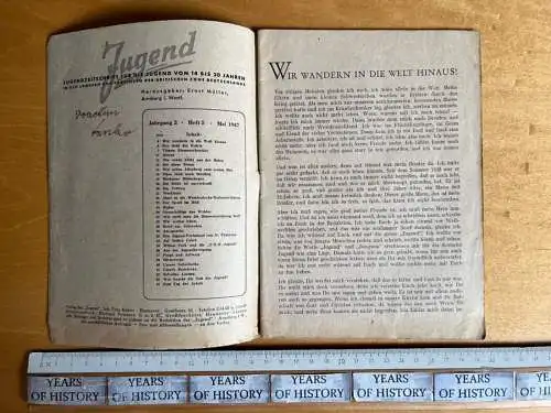 Jugend Jugendzeitschrift für die Jugend von 14 bis 20 Jahren - Mai 1947 Heft 5