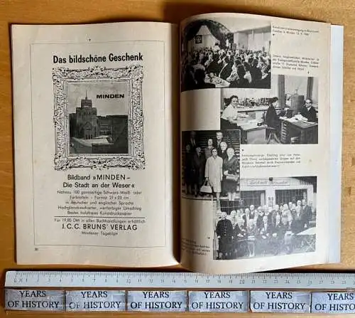 Festschrift 1951-66 Reichsbund Minden 50 Jahre Dienst am Nächsten 38 Seiten