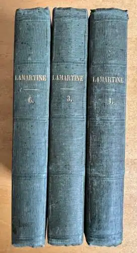 A. v. Lamartine's sämtliche Werke - 3 Bände übersetzt von G. Herwegh Lamartine