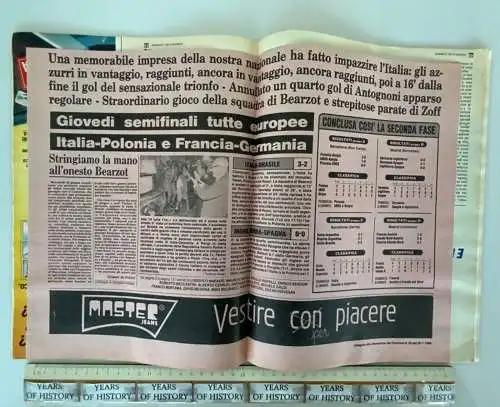 ZEITSCHRIFT - LA DOMENICA DEL CORRIERE  -  1986 - Reinhold Messner Bergsteiger