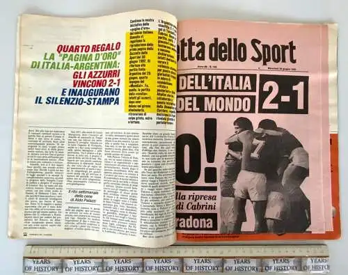 ZEITSCHRIFT - LA DOMENICA DEL CORRIERE  -  1986 - Diego Maradona Napoli Fußball