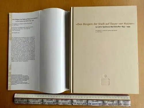 Den Bürgern der Stadt auf Dauer von Nutzen 150 Jahre Bad Salzuflen Lippe Detmold