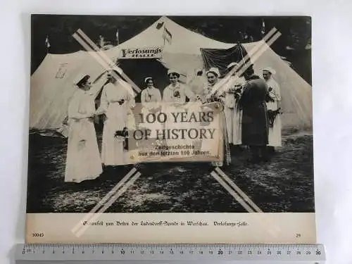 Orig. Foto Karton 1. WK Warszawa Warschau Polen Verlosungshalle Gartenfest Luden