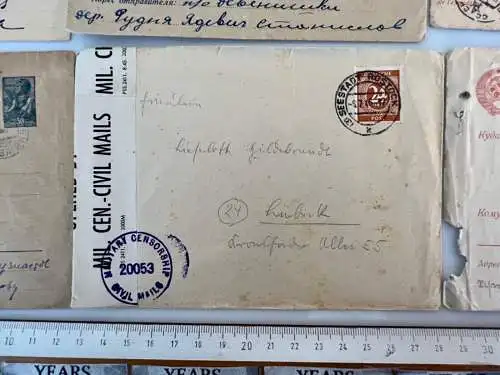 Briefe Russland Gefangenschaft POW Prisoner of war Stempel uvm.