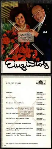 Orig. Autogrammkarte Robert und Einzi Stolz Rosen  mit OU Originale Unterschrift