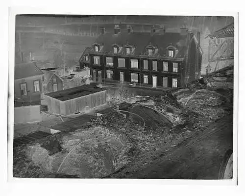 Original Negativ zerstört Anlagen Bunker Lothringen Grand Est Moselle 1940-41