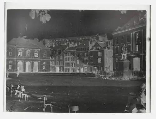 Original Negativ zerstört Lothringen Grand Est Moselle 1940-41