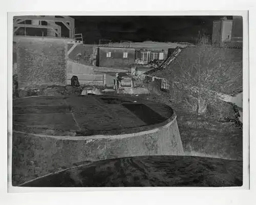 Original Negativ Bunker Silo Saabrücken Lothringen Grand Est Moselle 1940