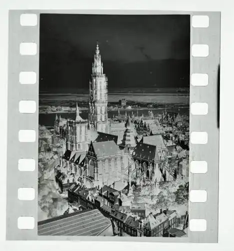 Original Negativ Luftbild Belgien Flandern Nordfrankreich Antwerpen 1941  Nr. 12