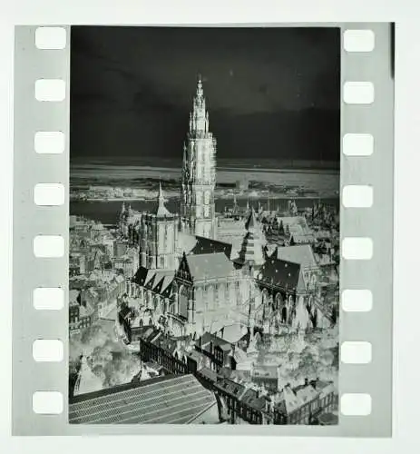 Original Negativ Luftbild Belgien Flandern Nordfrankreich Antwerpen 1941   Nr. 9