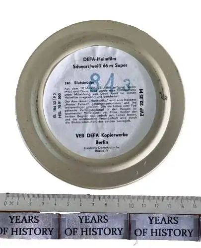VEB DEFA-Heimfilm DDR Schmalfilm DDR - 240 Blutsbrüder -8mm S/W für Einzelhandel