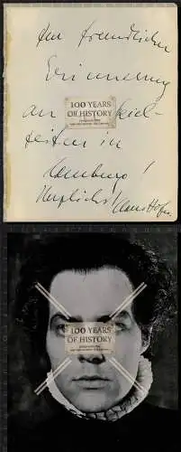 Foto Autogramm Claus Hofer 1938/39 Schauspielhaus Hamburg Theater Bühne