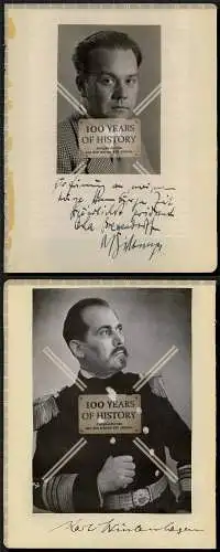 Foto Autogramme Karl Wüstenhagen Mann von Emmy Percy 1938 Schauspielhaus Hamburg