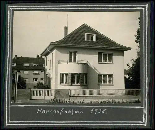 18x Foto Mannheim Paul-Martin-Ufer 10 Neckar Haus Rohbau bis Fertigstellung 1937