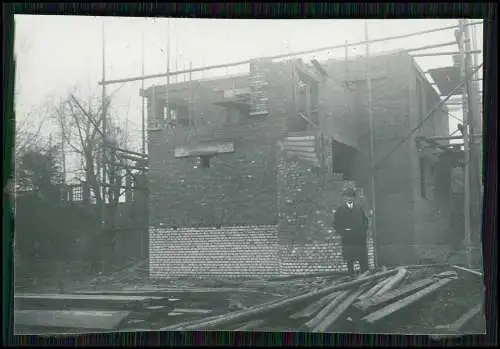 18x Foto Mannheim Paul-Martin-Ufer 10 Neckar Haus Rohbau bis Fertigstellung 1937