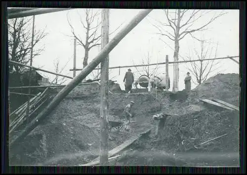 18x Foto Mannheim Paul-Martin-Ufer 10 Neckar Haus Rohbau bis Fertigstellung 1937