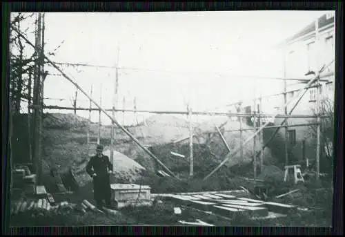 18x Foto Mannheim Paul-Martin-Ufer 10 Neckar Haus Rohbau bis Fertigstellung 1937