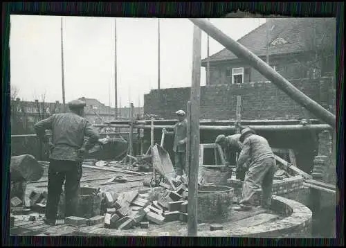 18x Foto Mannheim Paul-Martin-Ufer 10 Neckar Haus Rohbau bis Fertigstellung 1937