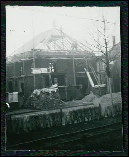 18x Foto Mannheim Paul-Martin-Ufer 10 Neckar Haus Rohbau bis Fertigstellung 1937