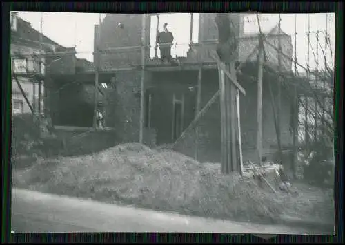 18x Foto Mannheim Paul-Martin-Ufer 10 Neckar Haus Rohbau bis Fertigstellung 1937