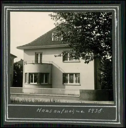 22x Foto Mannheim Paul-Martin-Ufer 10 Neckar Haus Rohbau bis Fertigstellung 1937