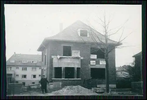 22x Foto Mannheim Paul-Martin-Ufer 10 Neckar Haus Rohbau bis Fertigstellung 1937