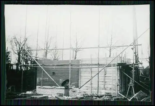 22x Foto Mannheim Paul-Martin-Ufer 10 Neckar Haus Rohbau bis Fertigstellung 1937