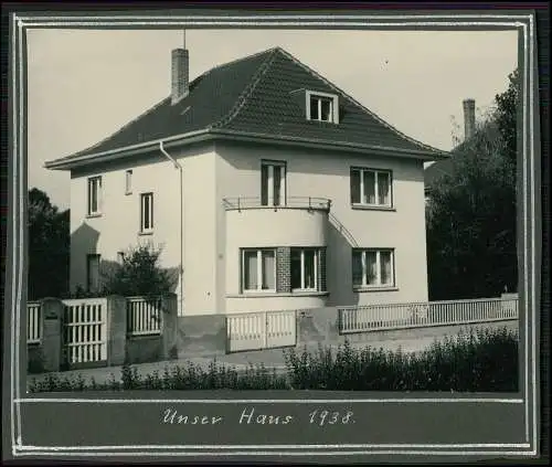 21x Foto Mannheim Paul-Martin-Ufer 10 Neckar Haus Rohbau bis Fertigstellung 1937