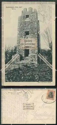 AK Kaiser-Wilhelm-Turm Nürnburg Adenau Hohe Acht Hotel Thelen Bahnpost 1920 ge