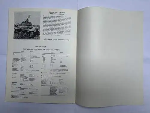 AFV 13 RAM AND SEXTON Ellis, C., Chamberlain, P., Profile Publications N.D. 70er