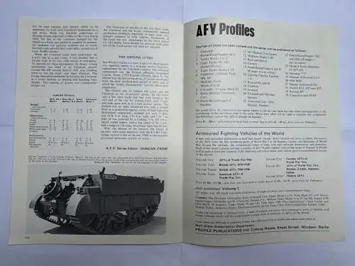 AFV 14 Carriers, CHAMBERLAIN, Duncan, Profile Publications N.D. 70er Jahre