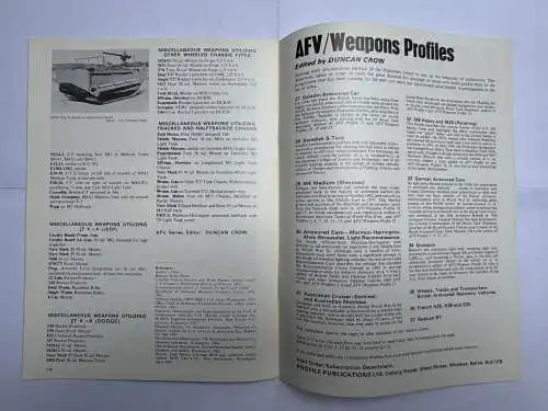 AFV Weapons 26 Hellcat, Long Tom and Priest and complete chek list of all WWII 