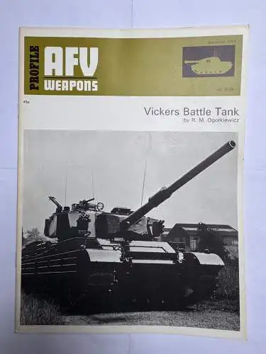 AFV Weapons 45: Vickers Battle Tank, Ogorkiewicz, R.M. Profile Publications N.D